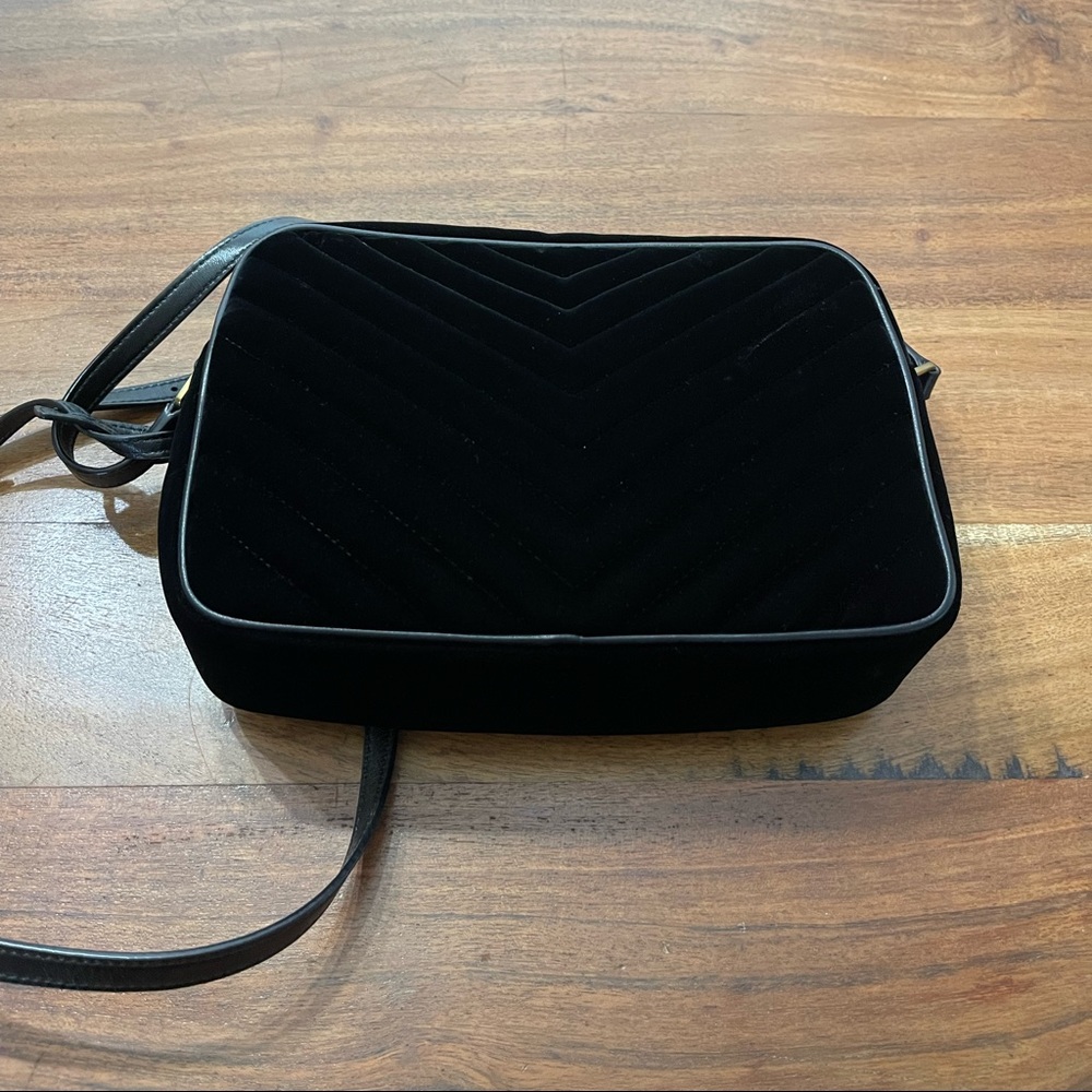 ❌SOLD❌ Saint Laurent Lou camera bag black velvet - Picture 6 of 16